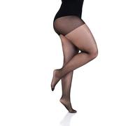 Gi&Gi Collants Transparents Femme, Violet, Collants taille haute renforcés avec pieds invisibles 20 deniers (FR/ES, Alpha/lettres, S, M, Taille normale, Taille normale, noir plus)