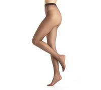 Gi&Gi Collants Transparents pour Femme, 20 Deniers, Couleur Chair (FR/ES, Alpha/lettres, L, TG, Taille normale, Taille normale, BRUN)