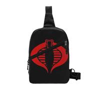 Gi Joe Cobra Enemy Logo Sac de poitrine pour homme Sac à dos bandoulière Sac de poitrine Voyage Randonnée Sac à bandoulière Sac à dos Sac à bandoulière