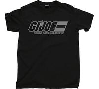 Gi Joe T Shirt Kicking Cobra Ass Since 82 Commander Snake Eyes Storm Shadow Tee Manches Courtes(Large)
