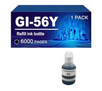 GI56 GI-56 Recharges d'encre Compatibles avec Les Imprimantes pour Canon MAXIFY GX3050 GX4050 GX5050 GX6050 GX7050 6 000/14 000 Pages,Black-1 Pack