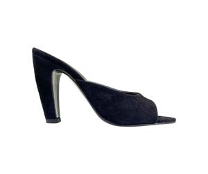 Gia Borghini - Edmonde Mule à bout pointu 95 mm - Femme - Chaussures - Noir - Taille: 37 EU