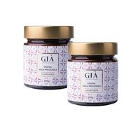 GIÀ Crème de Noisette Noire 55% - 2 x 230g - Noisettes Italiennes variété “Tonda di Giffoni”, Sans Huile de Palme, Tartinable Gourmet, Idéale pour Goûter, Desserts et Garnitures