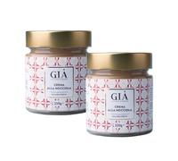 GIÀ Crème de Noisettes Blanches, pack de 2 x 230g - Noisettes Italiennes variété “Tonda di Giffoni”, Sans Huile de Palme, Tartinable Gourmet, Idéale pour Goûter, Desserts et Garnitures