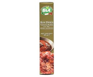 Gia Purée de tomates séchées au soleil avec huile, herbes et épices, 80 g