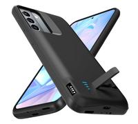 Giabuao Coque batterie pour Samsung Galaxy S21,7000mah Chargeur Rechargeable Batterie Externe Puissante Power Bank avec Support (6,2'')-Noir