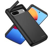 Giabuao Coque de Batterie pour Google Pixel 7, 10 000 mAh, Étui de Charge Rechargeable Fin, Chargeur de Batterie de Secours, Banque d'alimentation Portable pour Pixel 7 (6,3") - Noir