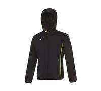 GIACCA DI TUTA CON CAPPUCCIO UOMO MIZUNO TEAM MICRO JACKET nero palestra felpa