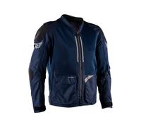Giacca Moto Estiva LEATT ADV FlowTour 4.5 Short Midnight Bleu Noir Respirante