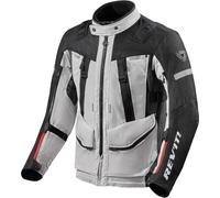 Giacca Moto Hivernale REV'IT Sfoderable Silver Black, Taille XL