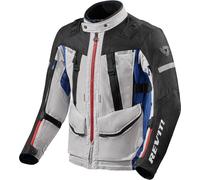 Giacca Moto Invernale Imperméable REV'IT Sand 4 Silver Bleu Taille S