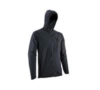 Giacche Mtb LEATT Trail 1.0 Noir Coupe-Vent Imperméable Respirante