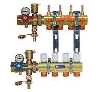 GIACOMINI- Kit collecteur prémonté avec débitmètre - R553 Fk - 6 sorties