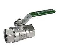 Vanne à boisseau sphérique Giacomini 11/4" R250W modèle lourd avec poignée à levier, laiton chromé