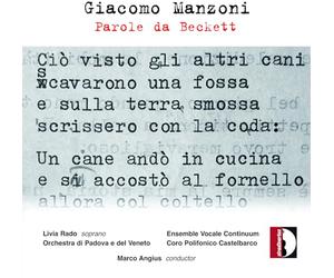 Giacomo Manzoni : Parole da Beckett. Rado, Angius.