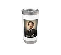 Giacomo Puccini (Compositeur) Gobelet isotherme en acier inoxydable double paroi