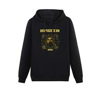 GIALESS Men's Cotton Hooded Despised Icon The Ills of Modern Man Deathcore Acacia Strain Cotton Pullover Long Sleeve Hoody Sweatshirts Black XL
