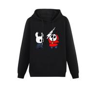 GIALESS Mens Hoodie Custom Hollow Knight Shy Guy Hoody Men Retro Hoodie Round Neck Camiseta Black 3XL