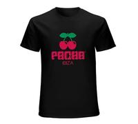 GIALESS Men's Pacha Ibiza Print T Shirt Black XL