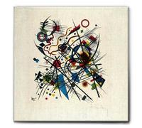 Giallobus - Cadre - Vassily Kandinsky - Lithographie pour Le quatrième Portfolio du Bauhaus - Toile - 100x100 - Prêt à accrocher - Peintures Modernes pour la Maison