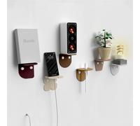 Giallobus - Étagères murales - Fly - Verre Acrylique + vis et Chevilles - 10L x 10l cm - 06 - Multicolor - Kit 6 de Fixation - Rapide par adhésif ou vis