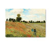 Giallobus - Giallopanel Art Board - Claude Monet - Champ de coquelicots 2 - Bois MDF - 29,7x21