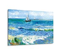 Giallobus - Giallopanel Art Board - Vincent Van Gogh - La mer aux Saintes Maries - Bois MDF - 42X29,7