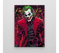 Giallobus - Impression sur toile - Art Joker - Toile standard - 100L x 140l cm - 04-Joker comics - Tableaux modernes