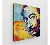 Giallobus - Impression sur toile - Art Pop Art - Toile standard - 35L x 35l cm - 07 - Salvador Dalì - Tableaux modernes