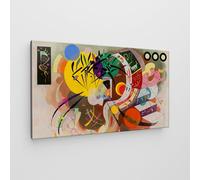 Giallobus - Impression sur toile - Vassily Kandinsky - - Toile standard - 140x80-15 - Courbe dominante - Tableaux modernes pour la maison