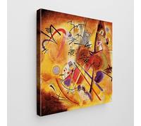 Giallobus - Impression sur toile - Vassily Kandinsky - - Toile standard - 50x50-12 - Paysage abstrait - Tableaux modernes pour la maison