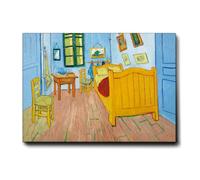 Giallobus - Impression sur toile - Vincent Van Gogh - La chambre de Vincent à Arles - Cadre en toile de qualité supérieure - 140L x 100l cm - Tableaux modernes pour la maison