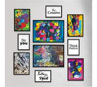 Giallobus - Lot de 10 Affiches murales - Collection de résumés célèbres 1 - Papier couché - | 2 x A3 42x30cm | 4 x A4 30x21cm | 4 x A5 21x15cm | - sans Cadres - Tableaux Modernes Salon