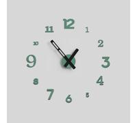 Giallobus - Orologio Typos - Typos - Bois MDF - Float ⌀ 60/80/110cm - 17 - Alexandrite - Horloge Murale Moderne - Chiffres adhésifs 3D - Diamètre Variable 60/80/100cm