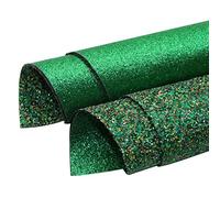 GIAMA 20 * 33cm Série de Noël Litchi Couleur Solide Couleur Double Face Faux en Simili Cuir pour arcs Sacs à Main Boucles d'oreilles Bricolage Artisanat