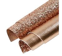 GIAMA 20 * 33cm Série de Noël Litchi Couleur Solide Couleur Double Face Faux en Simili Cuir pour arcs Sacs à Main Boucles d'oreilles Bricolage Artisanat