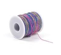 GIAMA 2m² / lot Arc-en-Ciel 1,5 mm chaînes de Liaison Ovale pour Bijoux Faire des Conclusions de Bricolage Collier Bracelet Bracelet Appartement O Chaines Accessoires