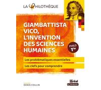 Giambattista Vico, l'invention des sciences humaines - Denis Collin - Bréal - Poche - Essai