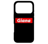Giana - Cadeau personnalisé pour Fille/Maman nommée Giana Coque pour iPhone 17 Pro