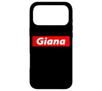 Giana - Cadeau personnalisé pour Fille/Maman nommée Giana Coque pour iPhone 17 Pro Max
