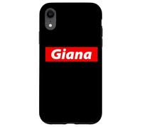 Giana - Cadeau personnalisé pour Fille/Maman nommée Giana Coque pour iPhone XR