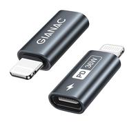 GIANAC Adaptateur USB C vers Lightning Lot de 2 Adaptateur USB C Lightning | 36W Adaptateur Lightning USB C Charge Rapide pour iPhone 14 13 12 11 Pro Max, iPad Pro/Air 5/Mini 6,Nicht für OTG/Audio
