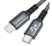 GIANAC Câble USB C vers Micro USB [3M] Cable Micro USB vers USB C