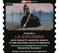 Gianandrea Gavezzeni - Amilcare Ponchielli : la Gioconda. Cerquetti, Del Monaco, Bastianini, Simionato, Gavazzeni.
