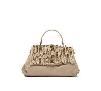 Giancarlo Nevola sac porté épaule beige cuir femme - UNI