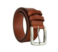 GIANMARCO VENTURI Ceinture Homme en Cuir Véritable, Fabriquée en Italie, Ajustable