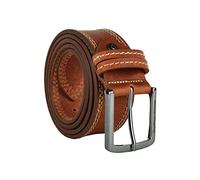 GIANMARCO VENTURI Ceinture Homme en Cuir Véritable, Fabriquée en Italie, Ajustable