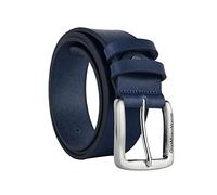 GIANMARCO VENTURI Ceinture Homme en Cuir Véritable, Fabriquée en Italie, Ajustable