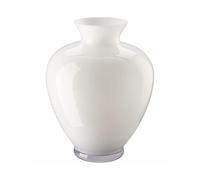 Gianna Vase en Verre Blanc 36 cm