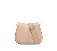 Gianni CHIARINI Cuir sac à épaule bandoulière Helena Round Crossbody Bag Pink Salt vieux rose